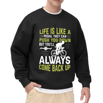 Funny Sarcastic Coffee Quote Daily Vibe Crewneck Sweatshirt