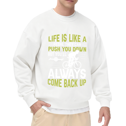 Funny Sarcastic Coffee Quote Daily Vibe Crewneck Sweatshirt