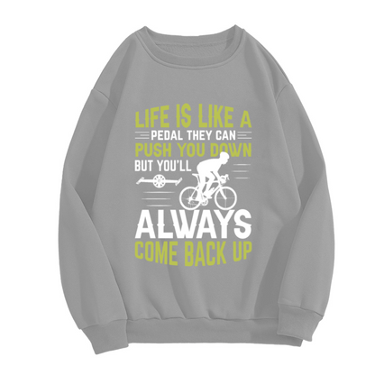Funny Sarcastic Coffee Quote Daily Vibe Crewneck Sweatshirt