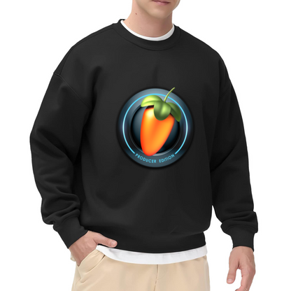 FL Studio Producer Edition Carrot Logo Music Producer Crewneck Sweatshirt