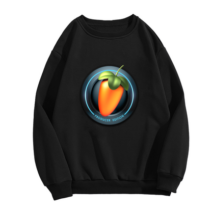FL Studio Producer Edition Carrot Logo Music Producer Crewneck Sweatshirt