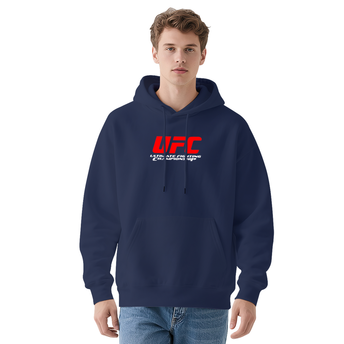 Classic UFC Ultimate Fighting Championship Logo Hoodie, Fight Fan Soft Comfort Sweatshirt