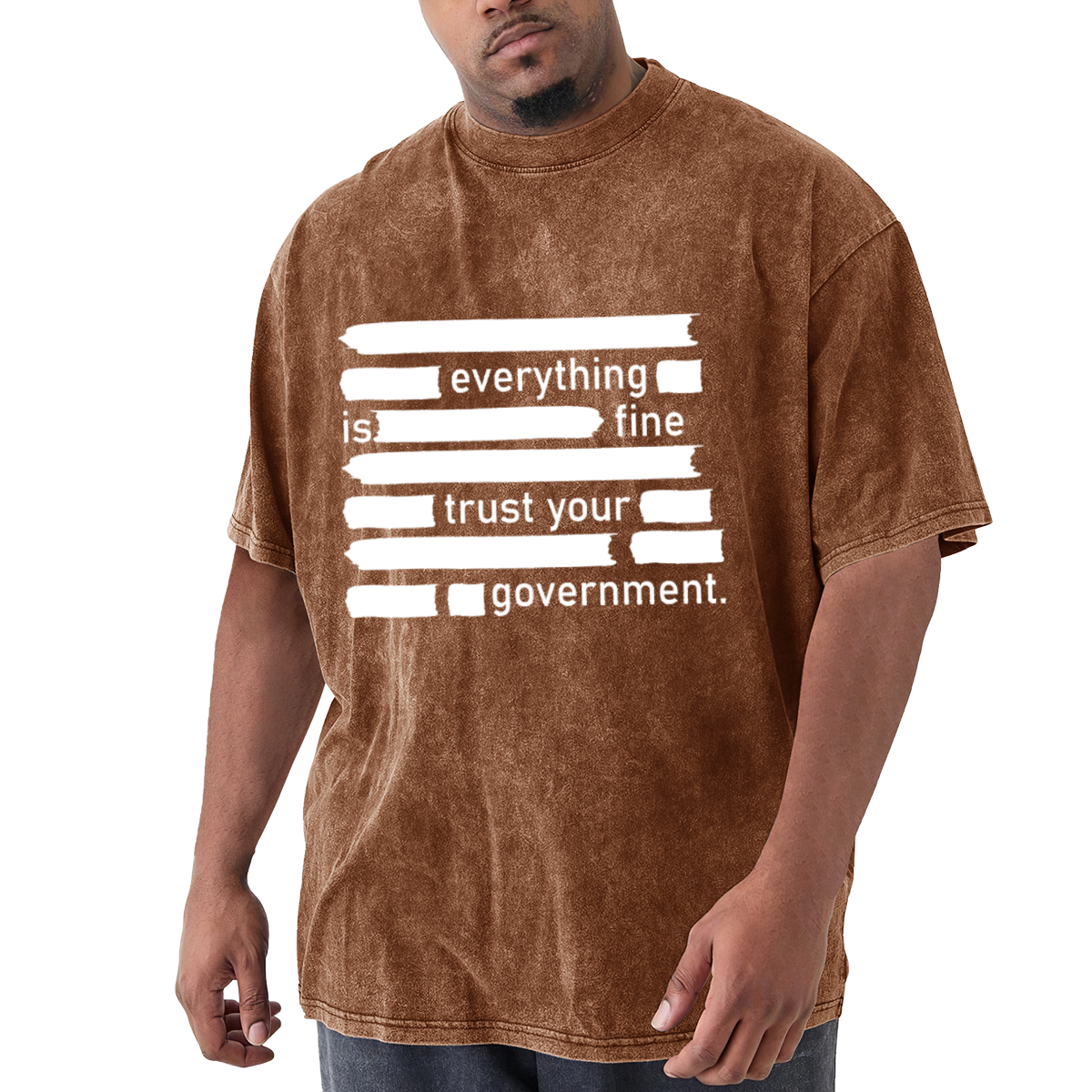 Everything Is Fine Trust Your Government Redacted Text