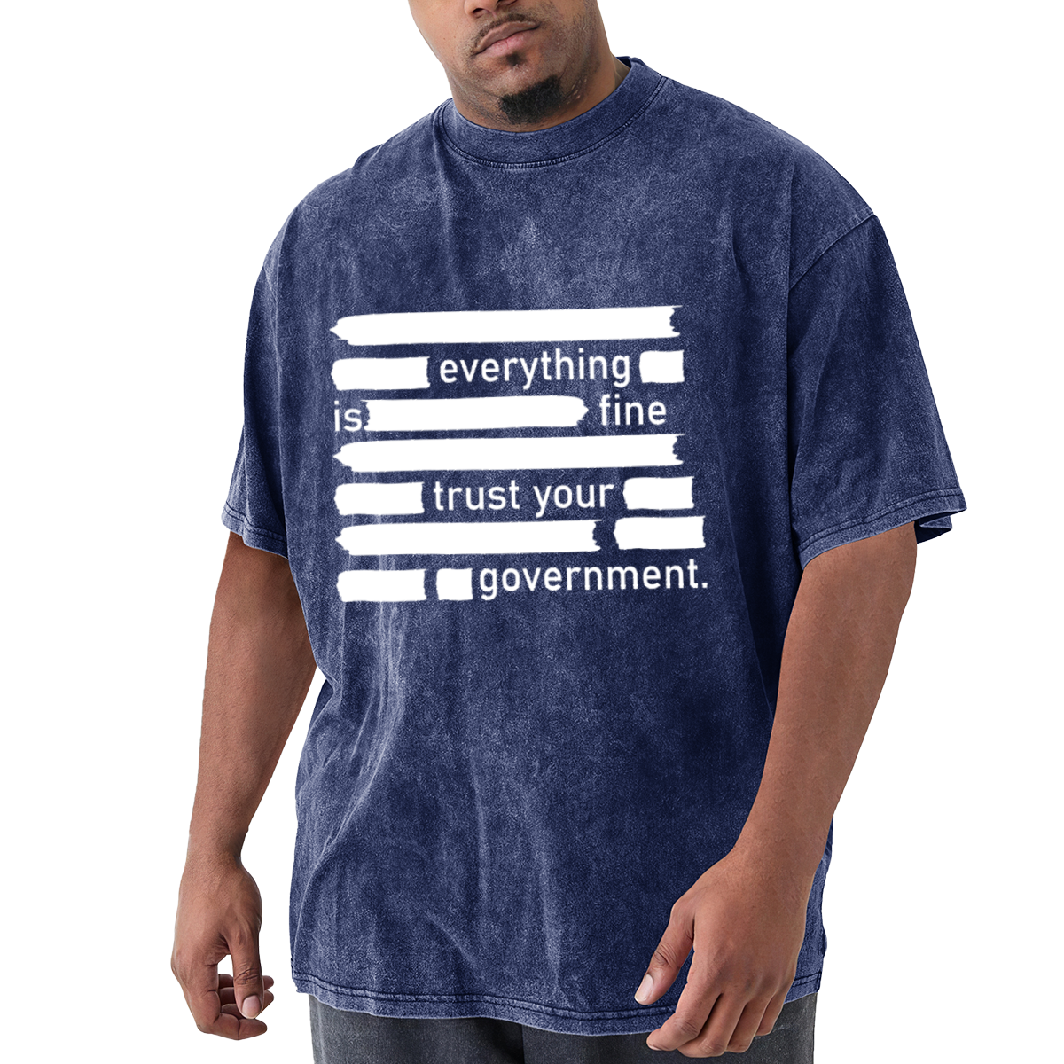Everything Is Fine Trust Your Government Redacted Text