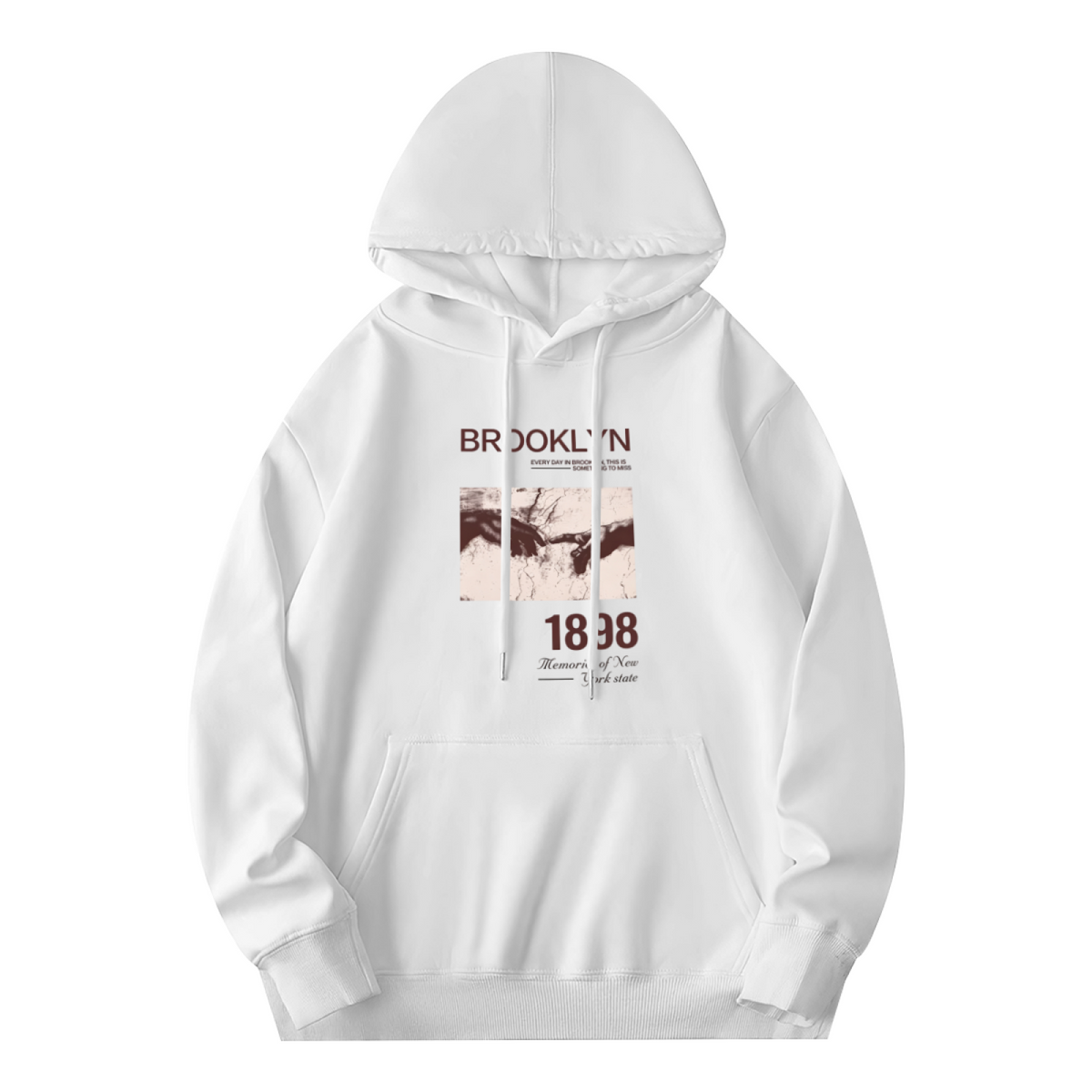 Brooklyn 1898 Retro Vintage Aesthetic Hoodie
