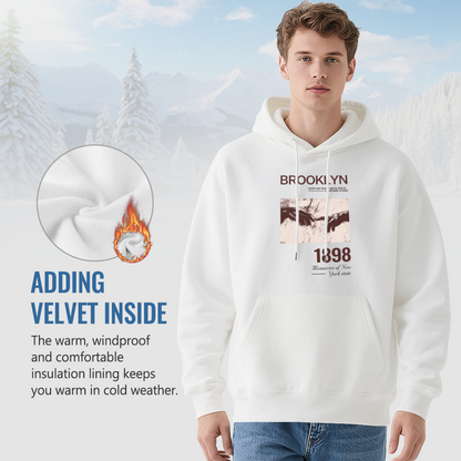 Brooklyn 1898 Retro Vintage Aesthetic Hoodie