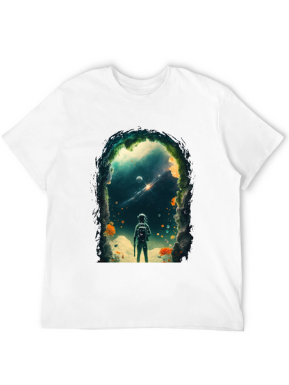 Astronaut Space Portal Graphic T-Shirt