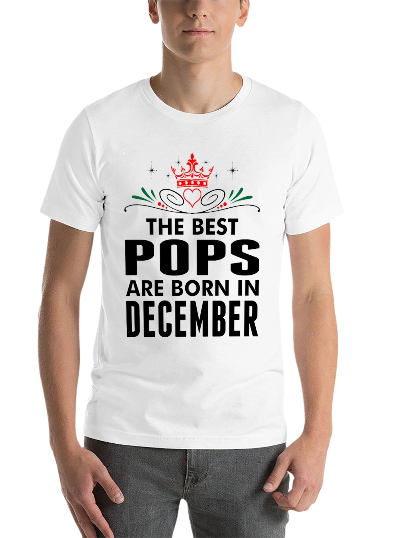 Best Pops Born in December - Graphic T-Shirt