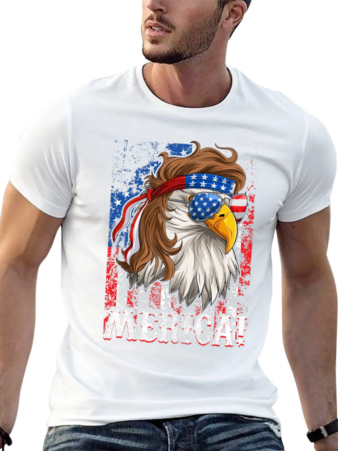 Patriotic Eagle T-Shirt - Merica!