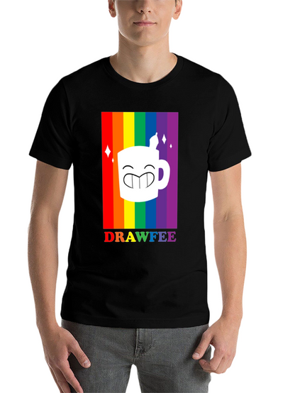 Drawfee Pride Rainbow Graphic Tee