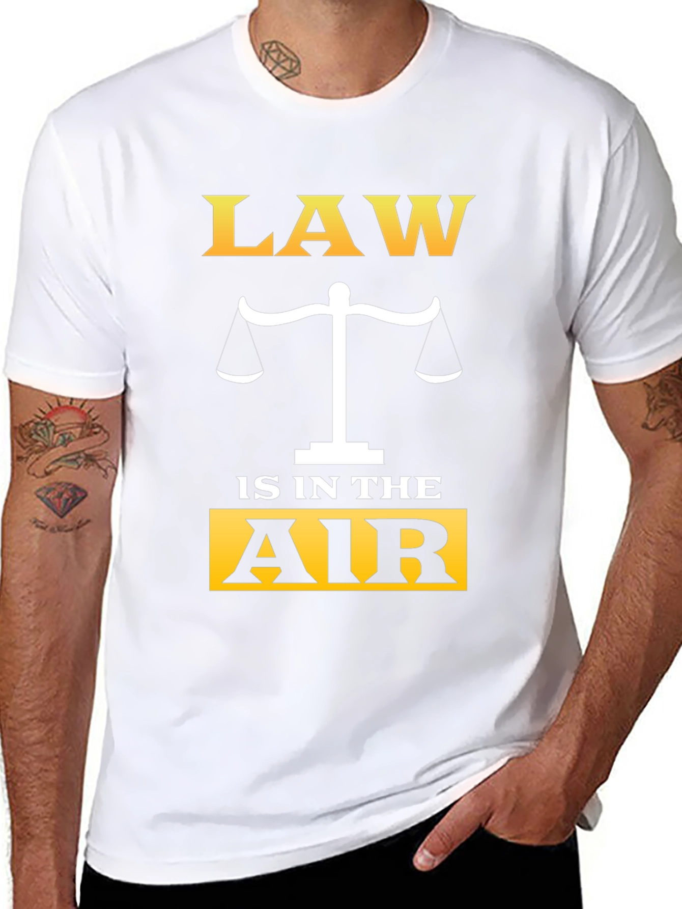 Law is in the Air Graphic T-Shirt