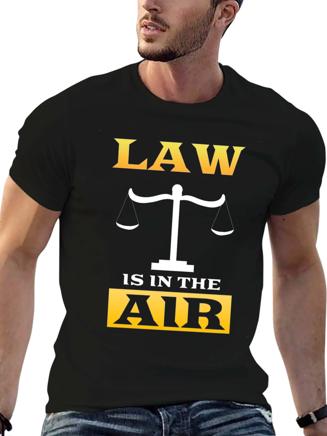 Law is in the Air Graphic T-Shirt