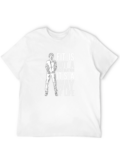 Fitness Lifestyle Tee: Fit is a Way of Life