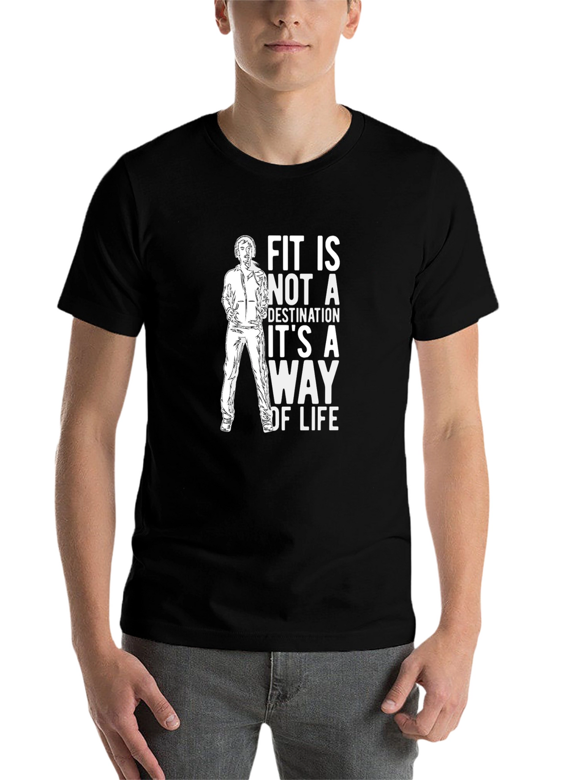 Fitness Lifestyle Tee: Fit is a Way of Life