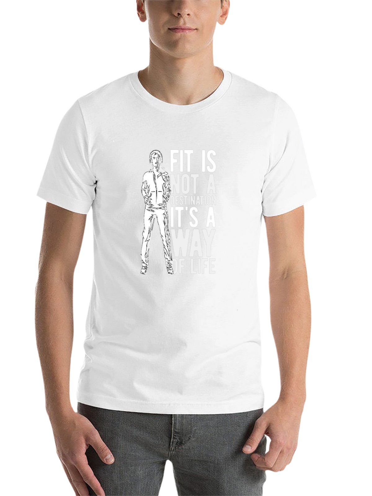 Fitness Lifestyle Tee: Fit is a Way of Life