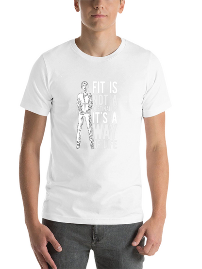 Fitness Lifestyle Tee: Fit is a Way of Life