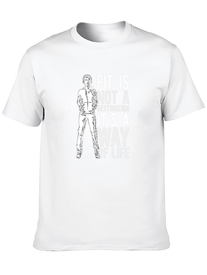Fitness Lifestyle Tee: Fit is a Way of Life