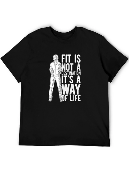 Fitness Lifestyle Tee: Fit is a Way of Life
