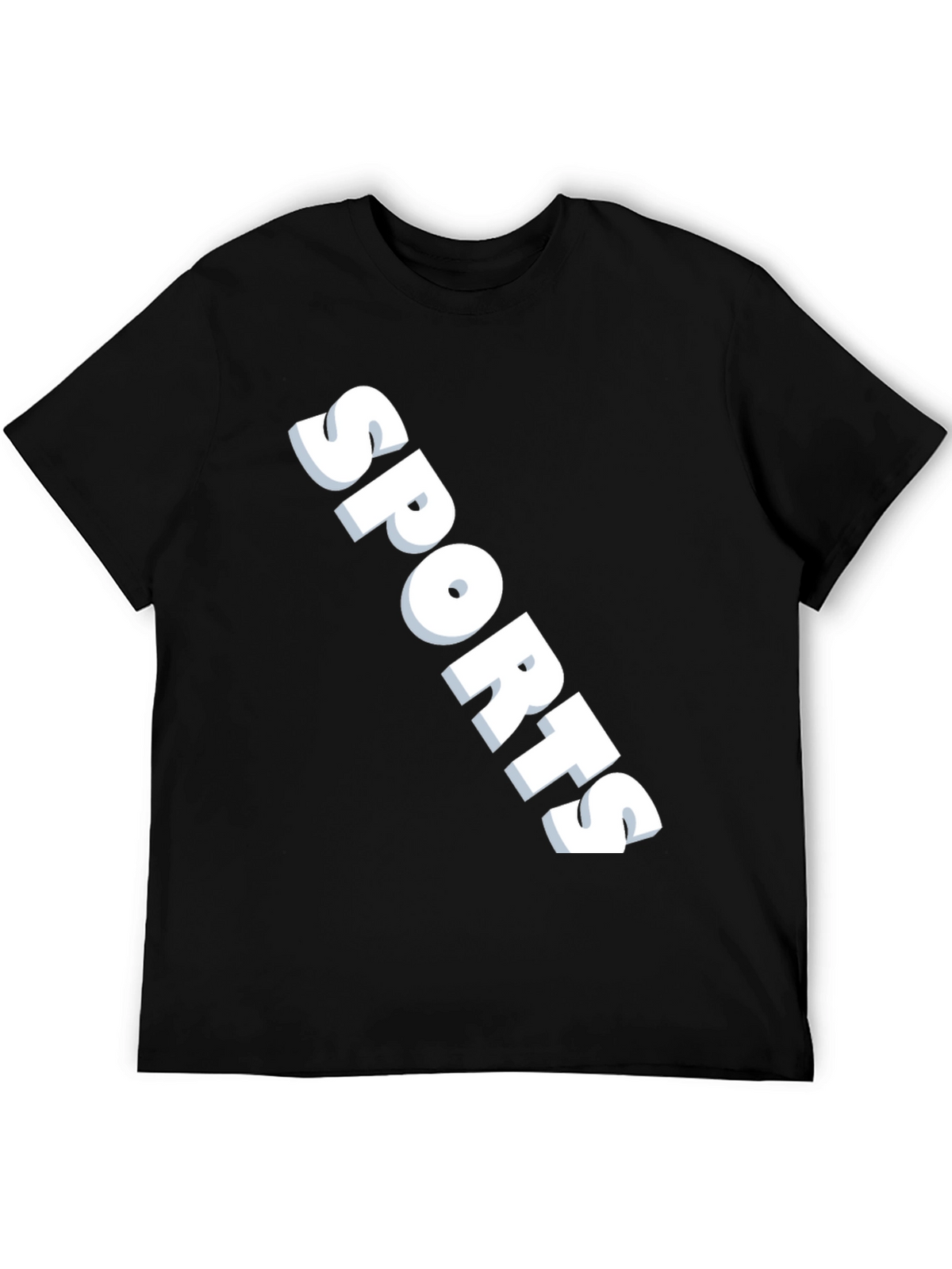Sports Graphic Black T-Shirt