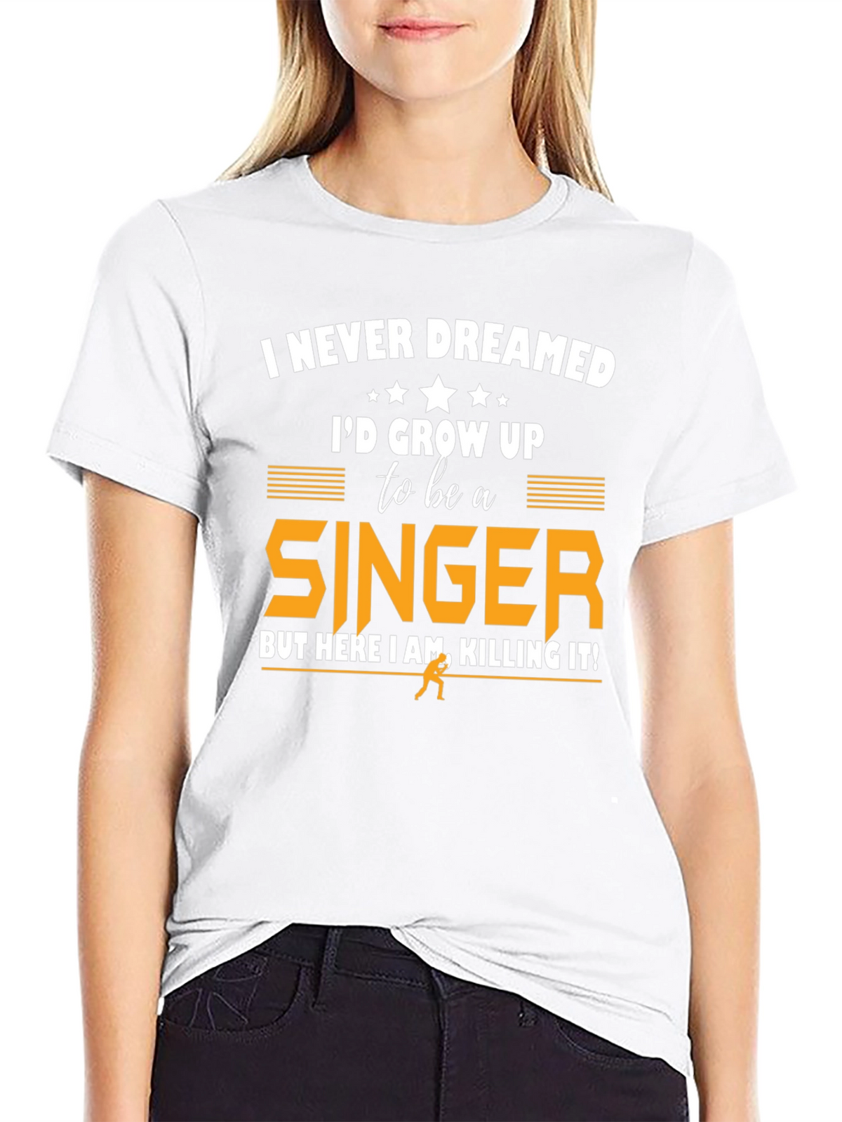 Singer Graphic T-Shirt - Never Dreamed