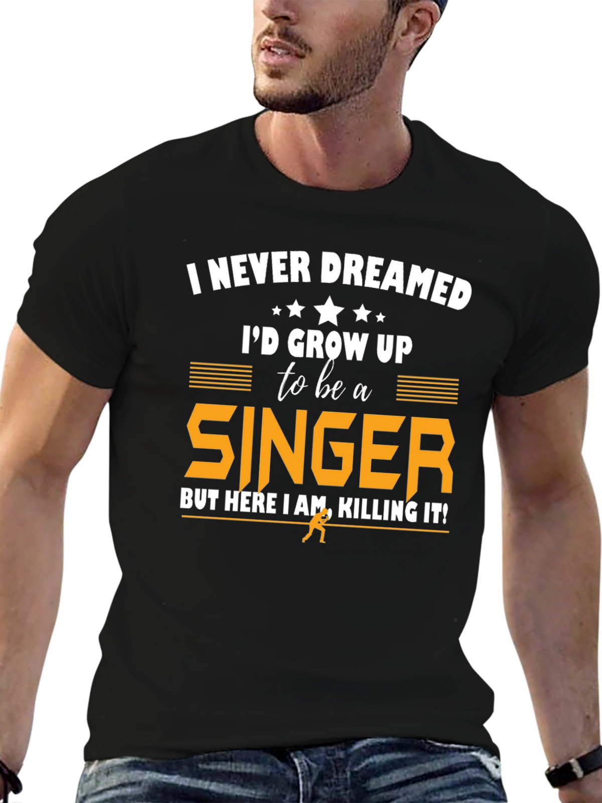 Singer Graphic T-Shirt - Never Dreamed