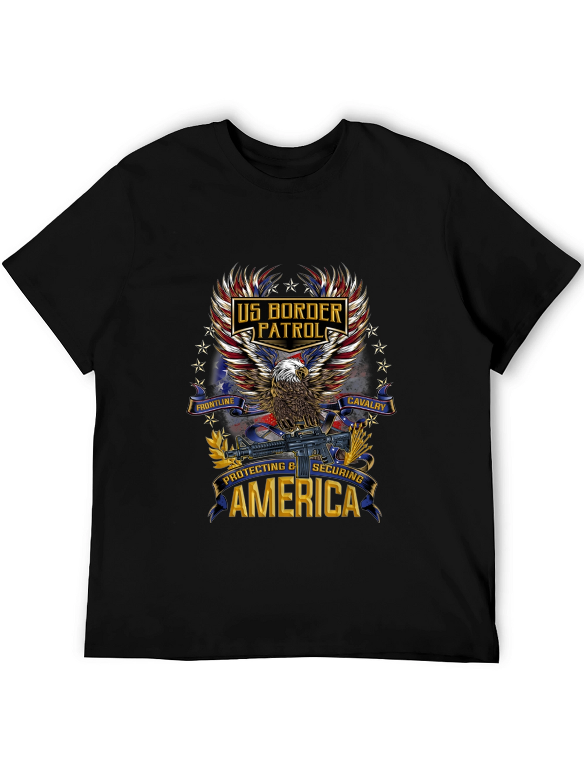 US Border Patrol Eagle Graphic T-Shirt