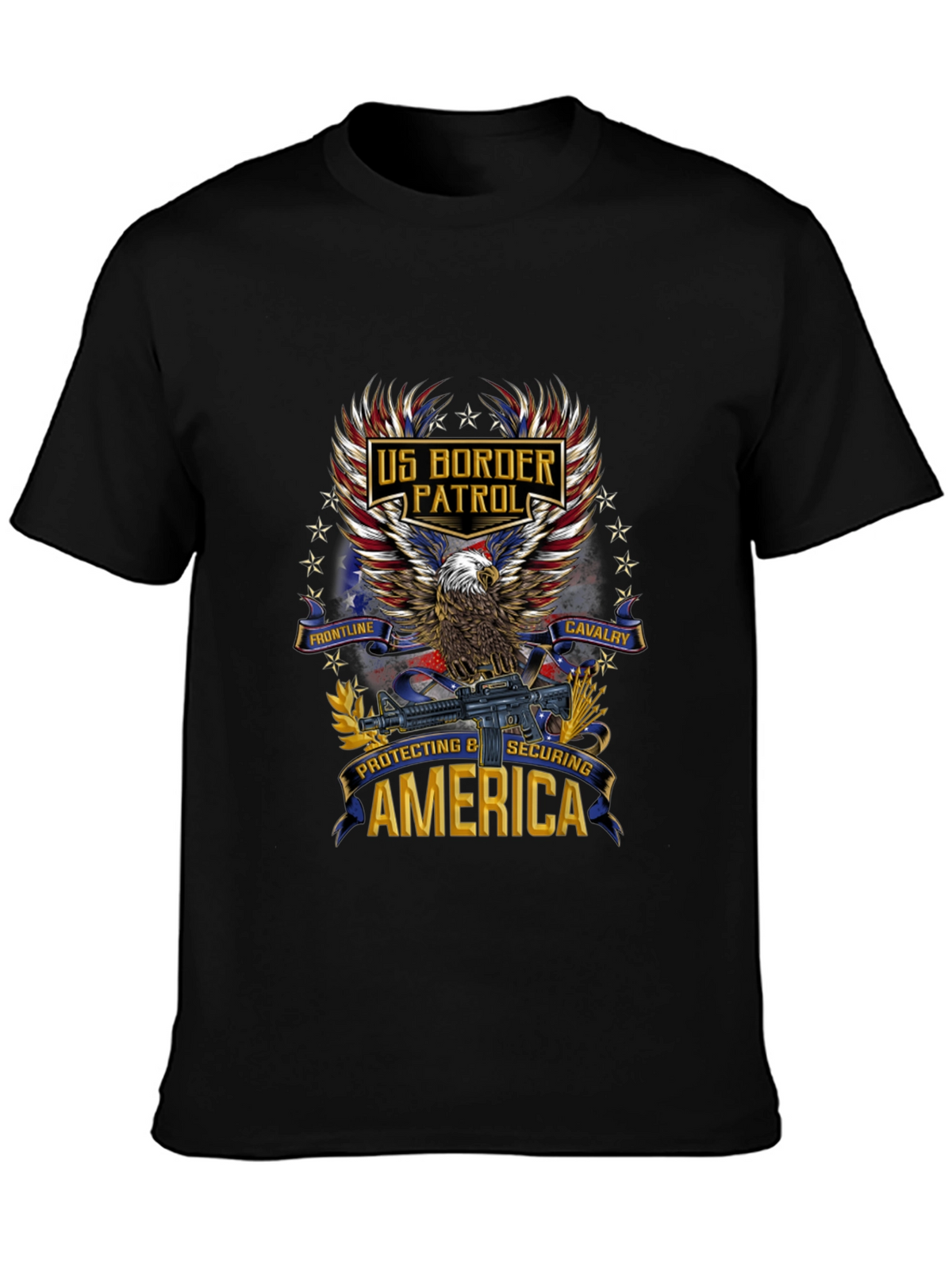 US Border Patrol Eagle Graphic T-Shirt