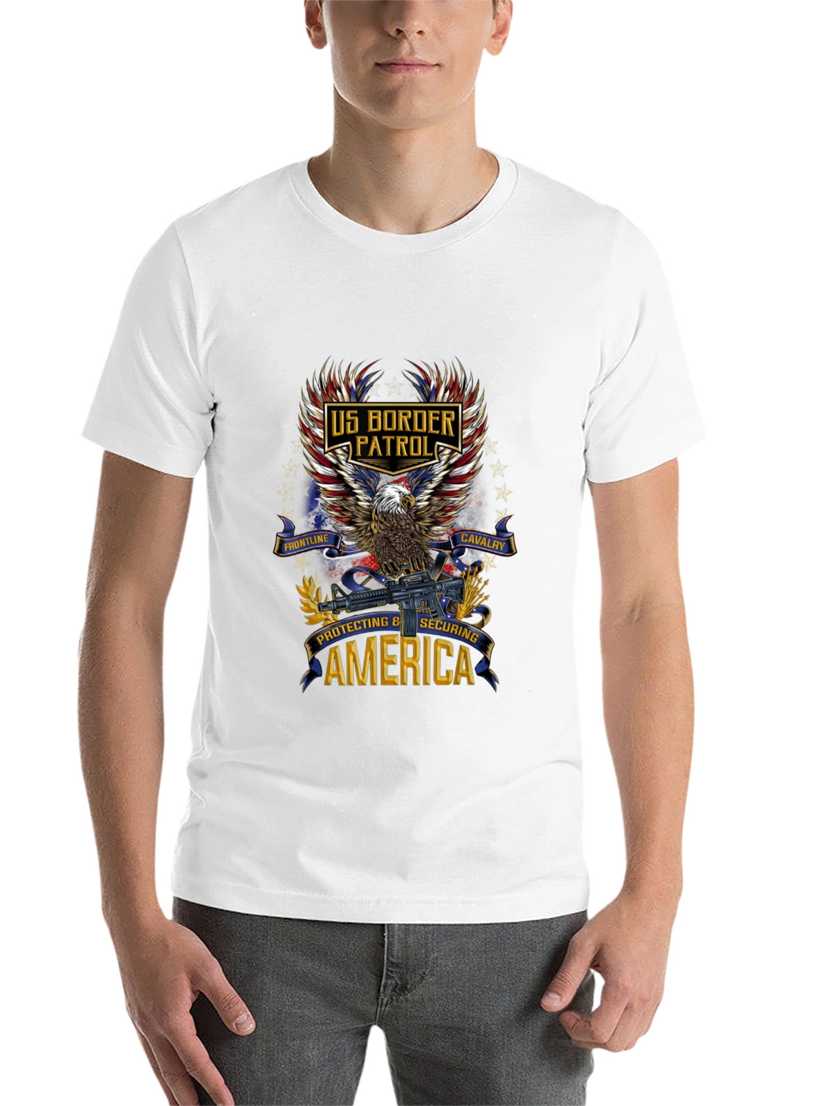 US Border Patrol Eagle Graphic T-Shirt