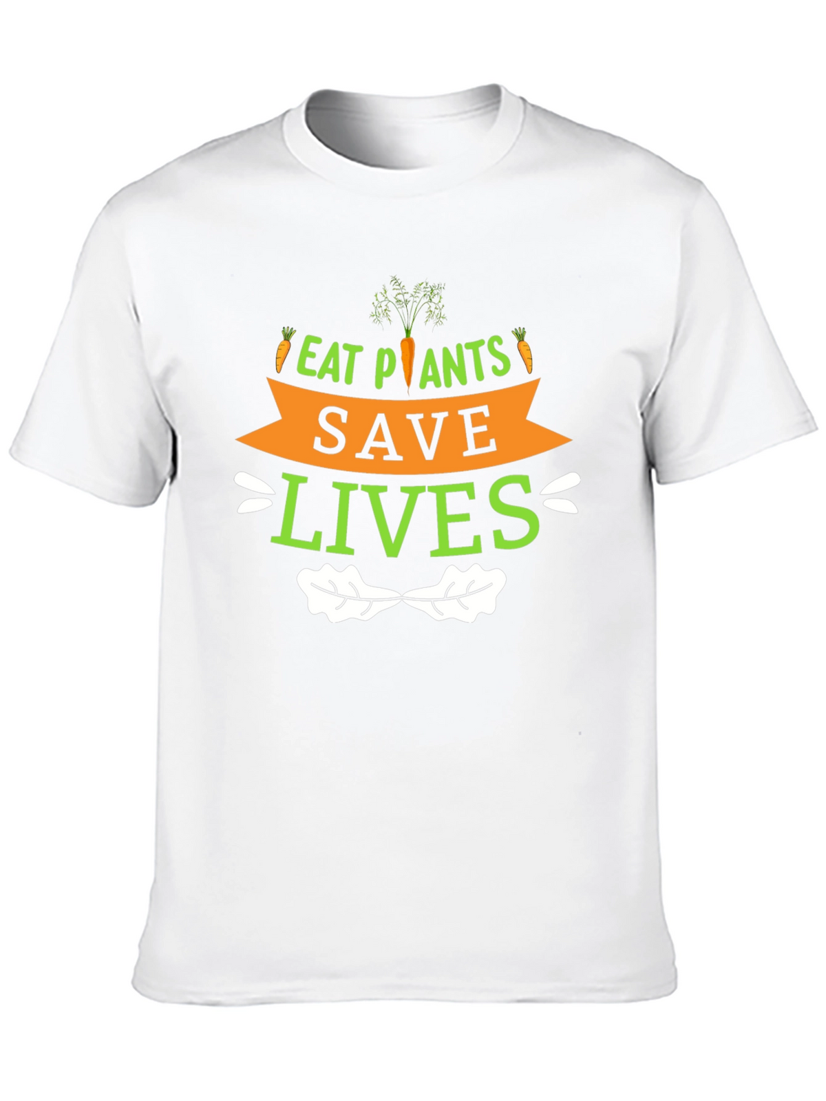 Eat Plants Save Lives Graphic T-Shirt