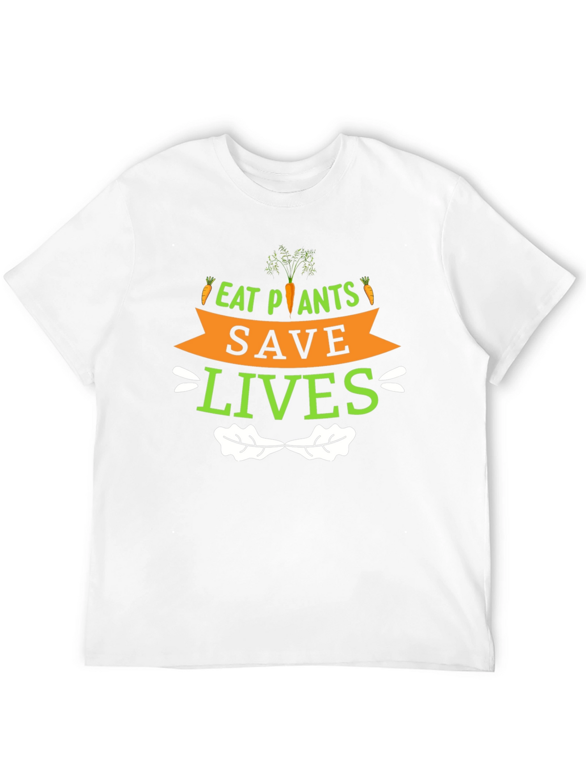Eat Plants Save Lives Graphic T-Shirt