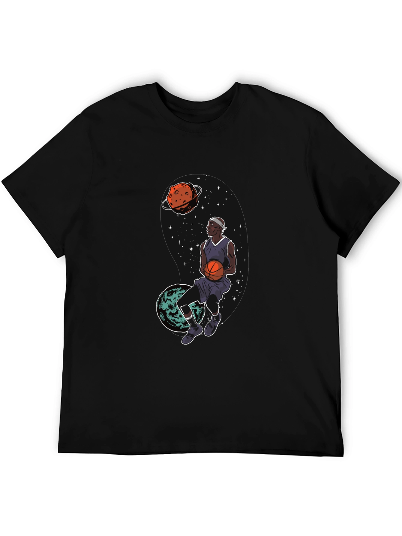 Cosmic Dunk Black Graphic Tee