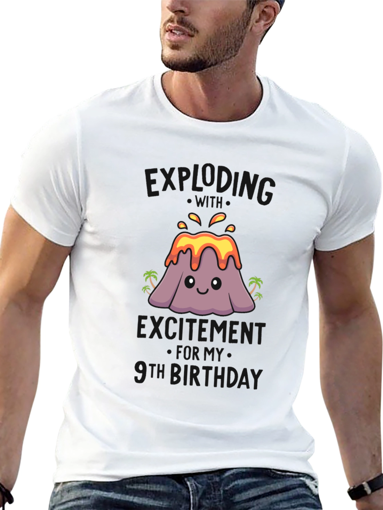 Volcano 9th Birthday T-Shirt