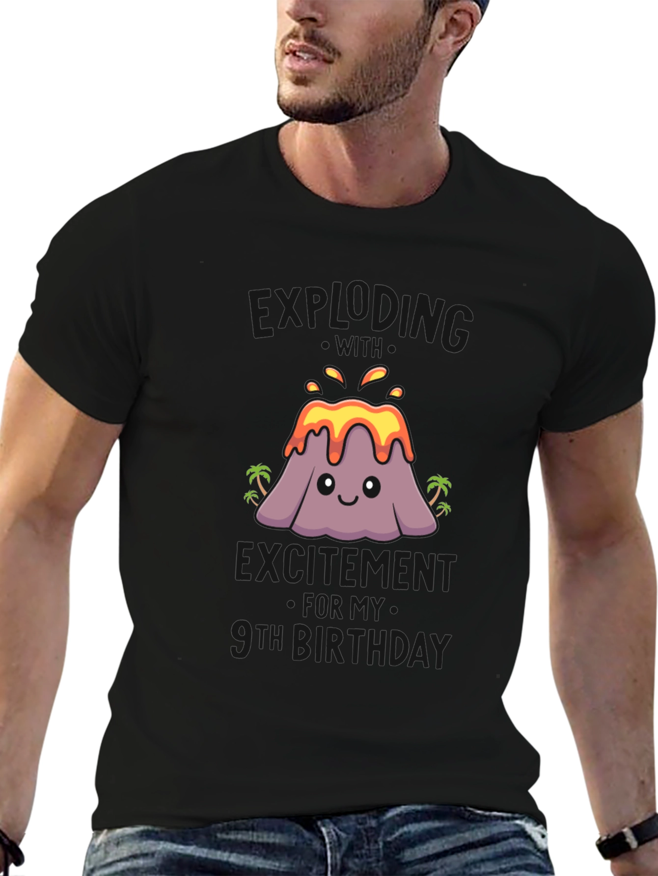 Volcano 9th Birthday T-Shirt