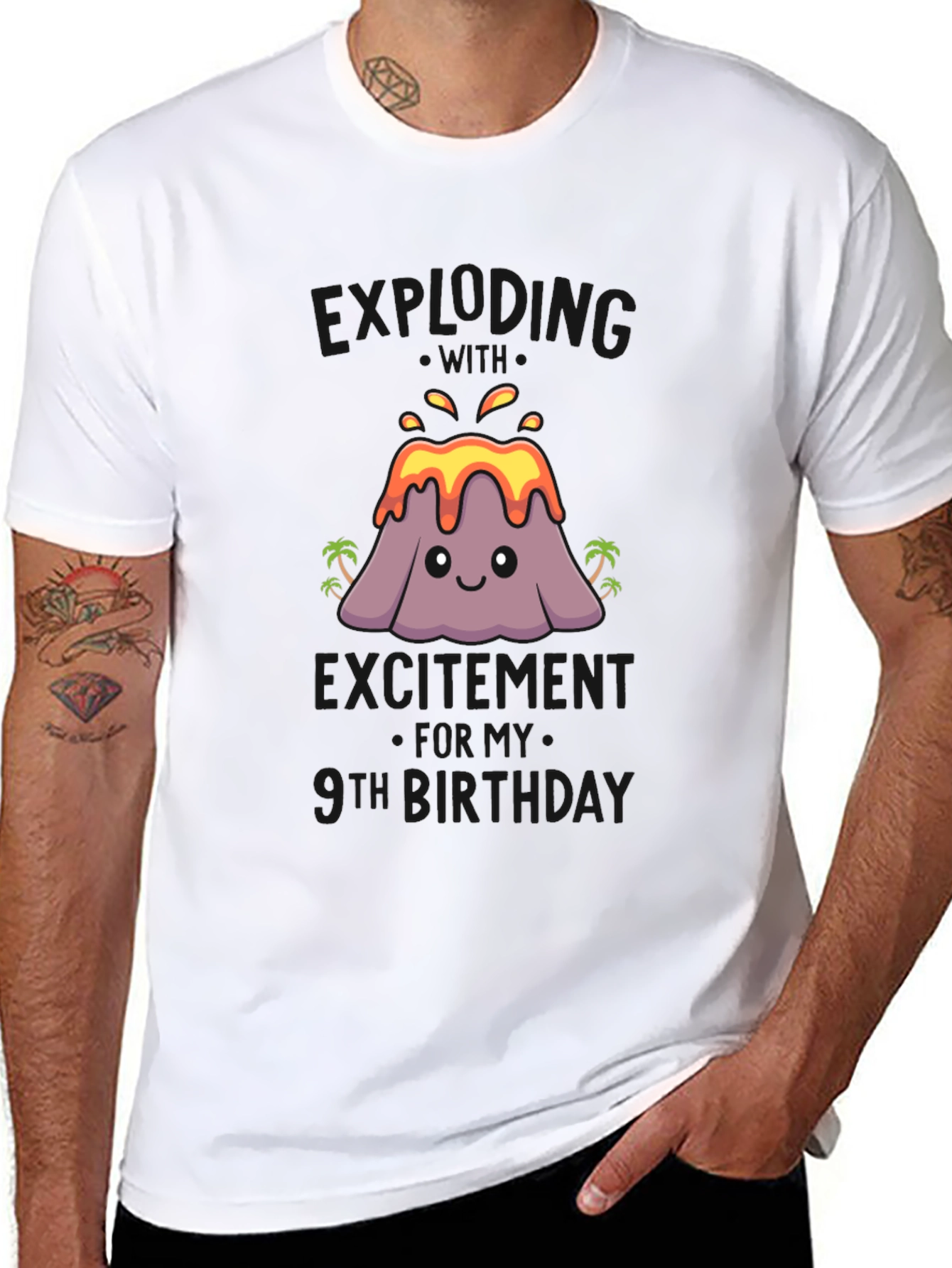 Volcano 9th Birthday T-Shirt
