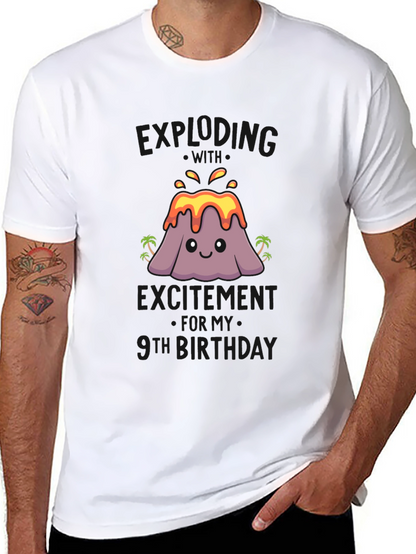 Volcano 9th Birthday T-Shirt