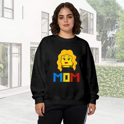 Sweet MOM Letter Warm Family Crewneck Sweatshirt