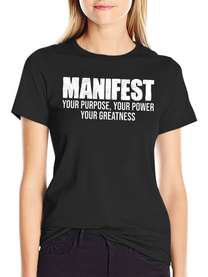 Manifest Graphic Tee - Black T-Shirt