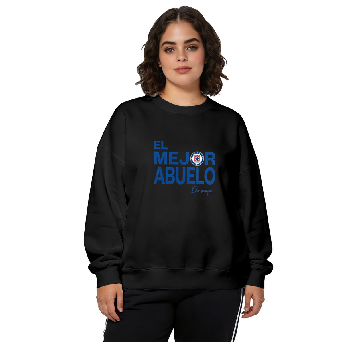 El Mejor Abuelo Best Grandpa Spanish Quote Crewneck Sweatshirt