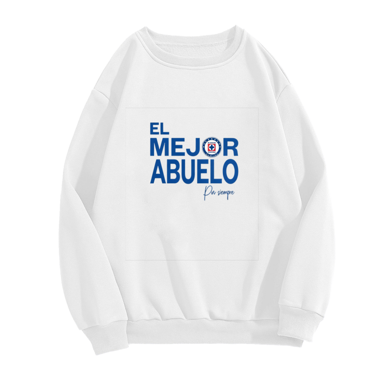 El Mejor Abuelo Best Grandpa Spanish Quote Crewneck Sweatshirt