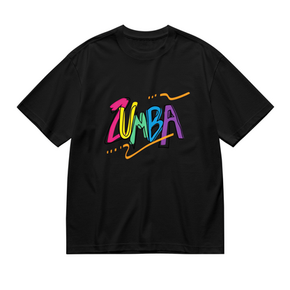 Colorful Graffiti Zumba Dance Fitness Tee