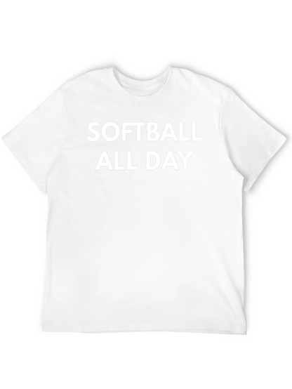 Softball All Day Graphic T-Shirt