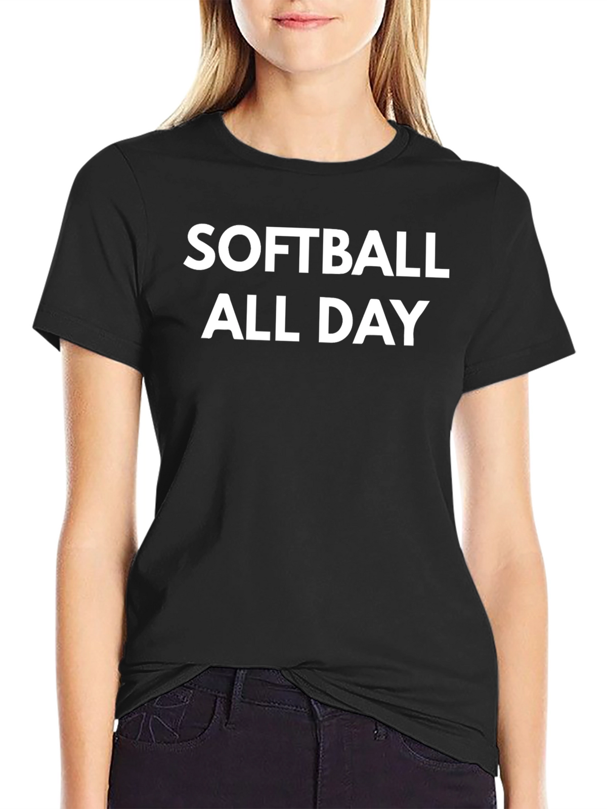Softball All Day Graphic T-Shirt