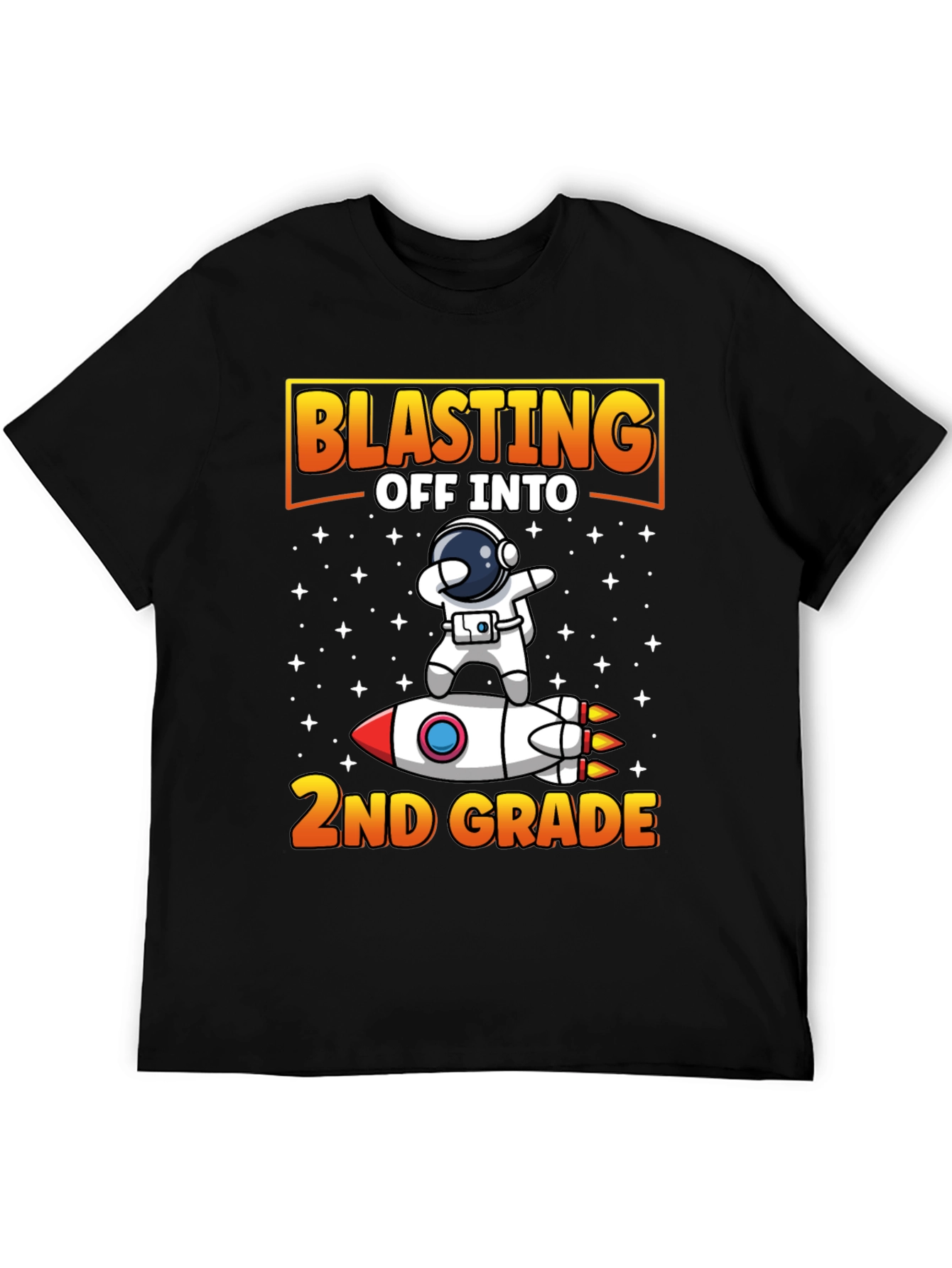 Blasting Off To 2nd Grade T-Shirt Astronaut Rocket