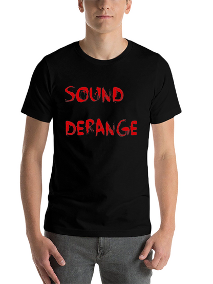 Sound Deranged Black Cotton Graphic Tee