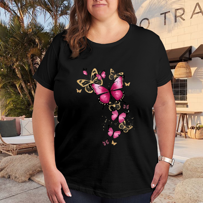 Emerald Green Butterfly & Rose Magical Floral Shirt