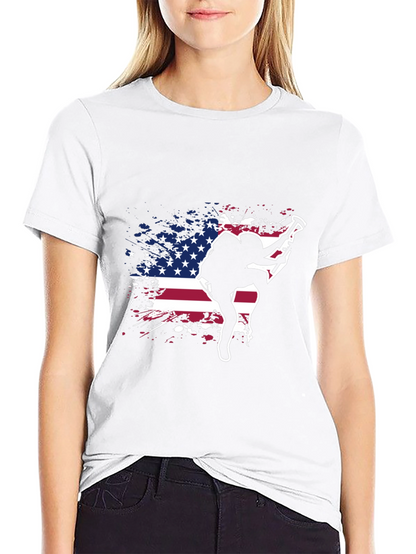 Patriotic Rock Climbing T-Shirt
