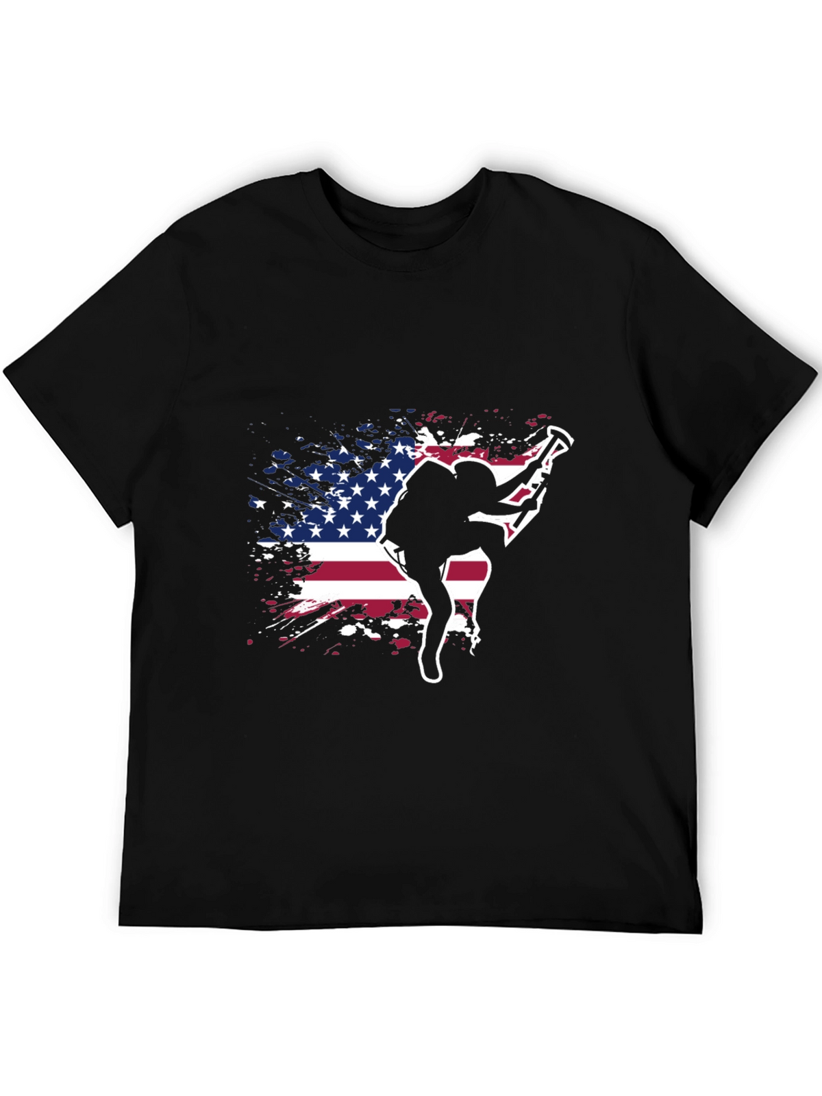 Patriotic Rock Climbing T-Shirt