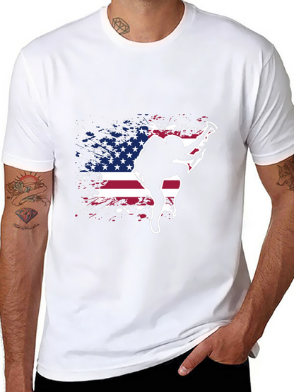 Patriotic Rock Climbing T-Shirt
