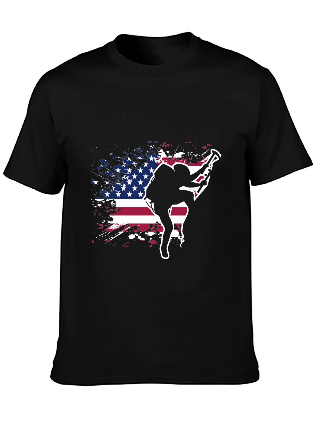 Patriotic Rock Climbing T-Shirt
