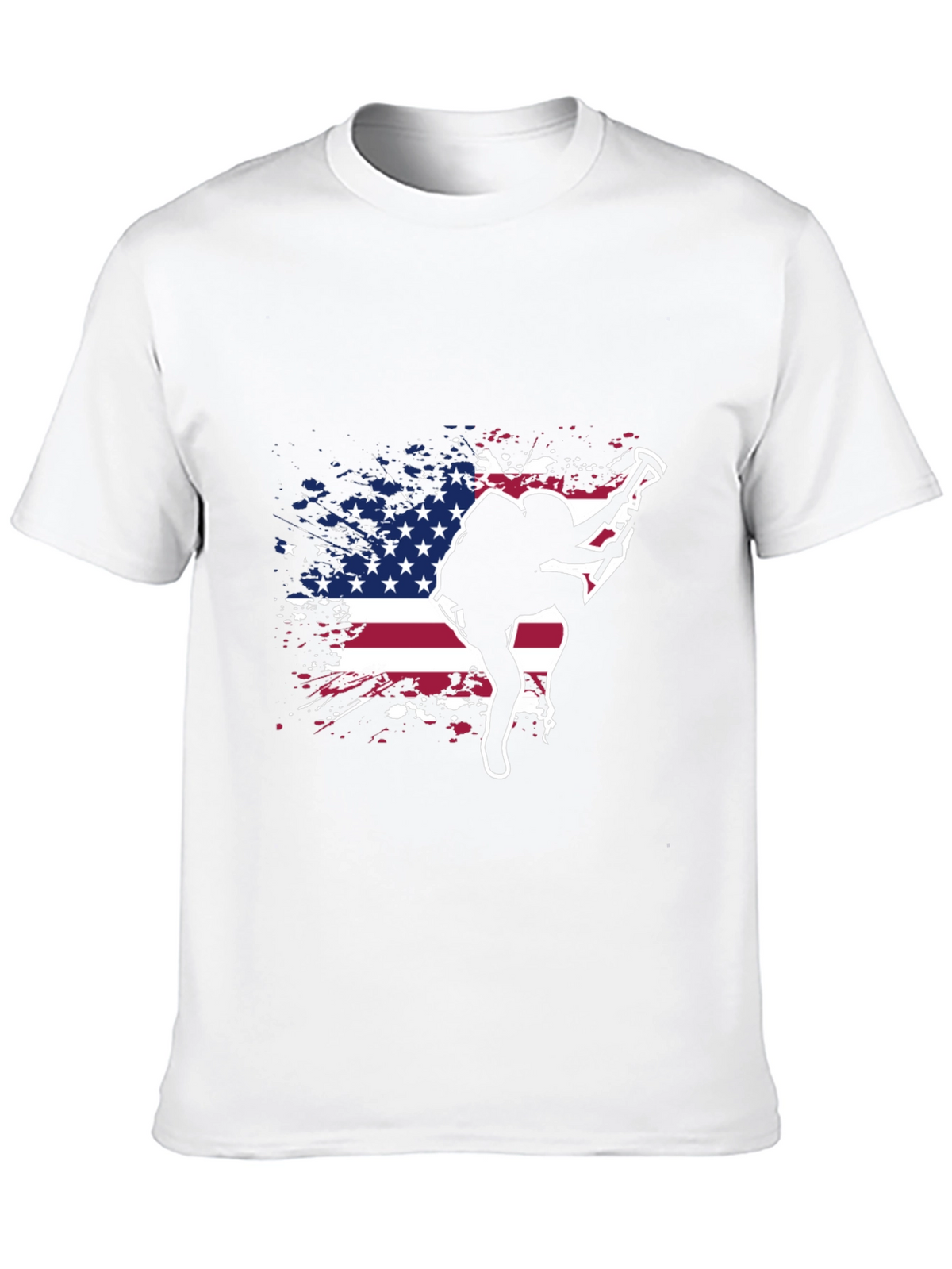 Patriotic Rock Climbing T-Shirt